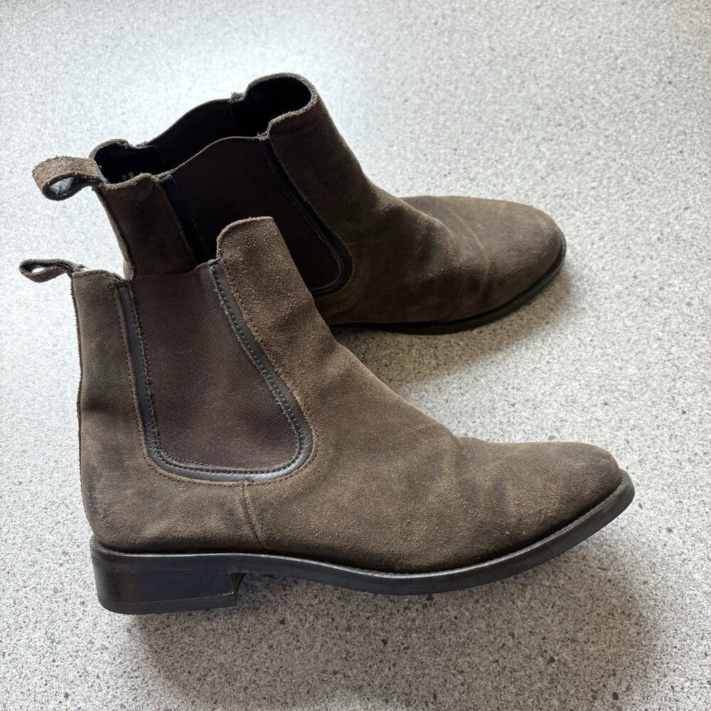 Thursday Boot Co Duchess Brown Suede Chelsea Boots Size US 8 Handcrafted Mexico